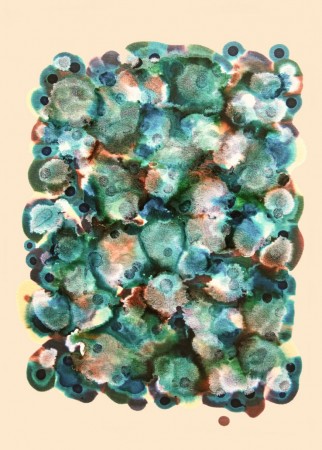 Ginkgo Dots Blue