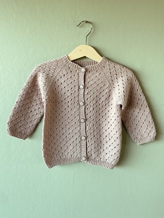 Kort Cardigan Lilla